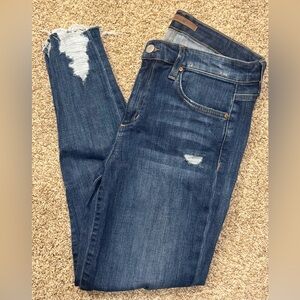 Joe’s Jeans Distressed Skinny Crop Size 29